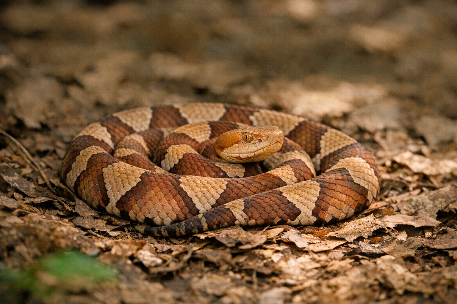 Copperhead snake identification