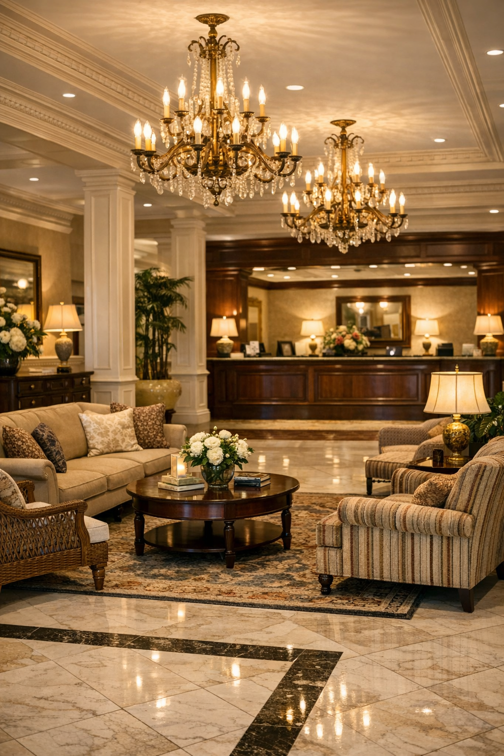 Hotel lobby