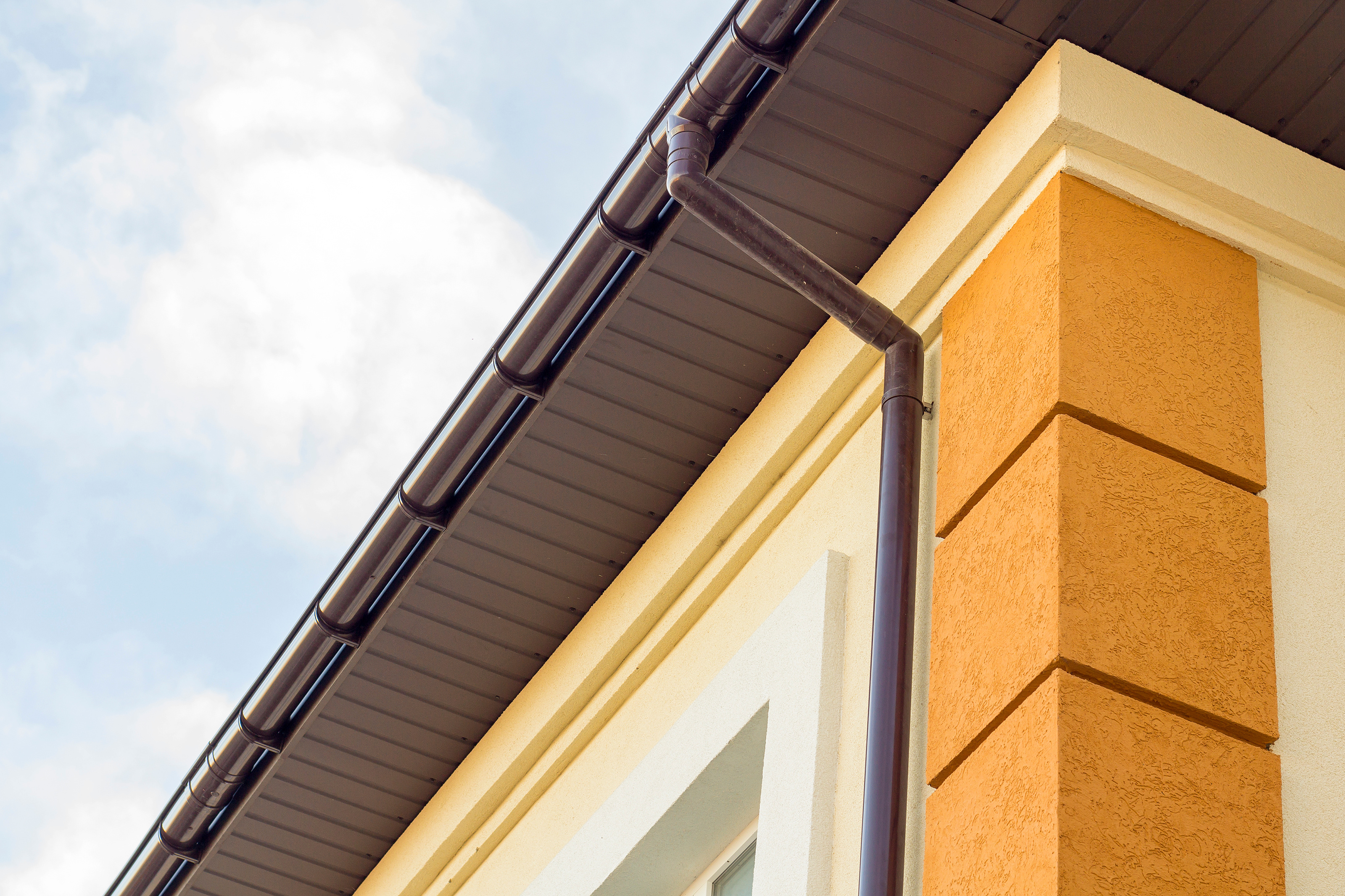 Soffit repair work