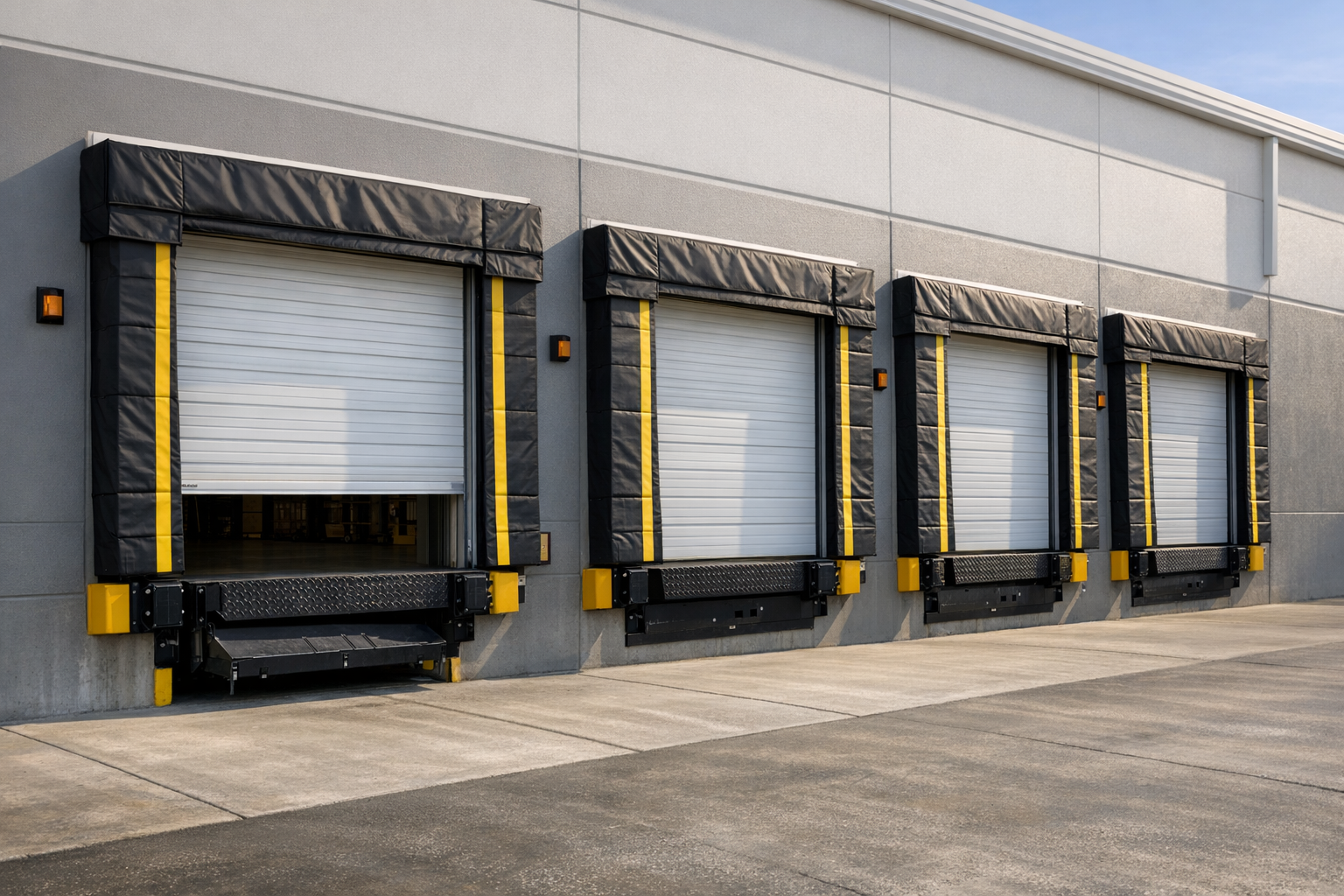 Warehouse loading doors